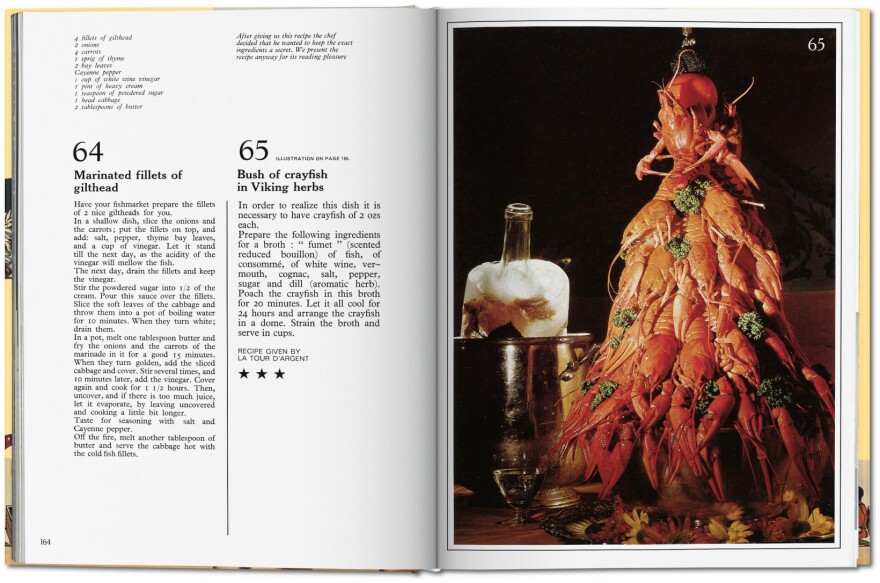 The "Bush of crayfish" recipe didn't include measurements but instead says, "After giving us this recipe the chef decided that he wanted to keep the exact ingredients a secret."