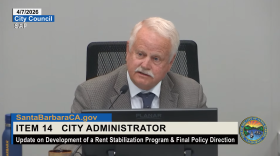 Santa Barbara mayor Randy Rowse opposed implementing rental protections for tenants, and instead pushed for the decision to go to voters.