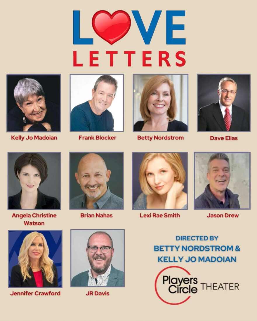 Players Circle Theatre Poster for 'Love Letters'