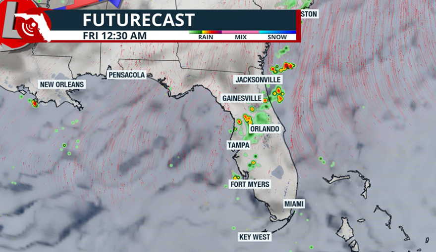 Futurecast image for Friday, August 28, 2026.