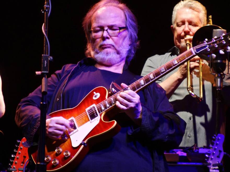 Walter Becker at the Beacon Theater, New York City, on November 16, 2016