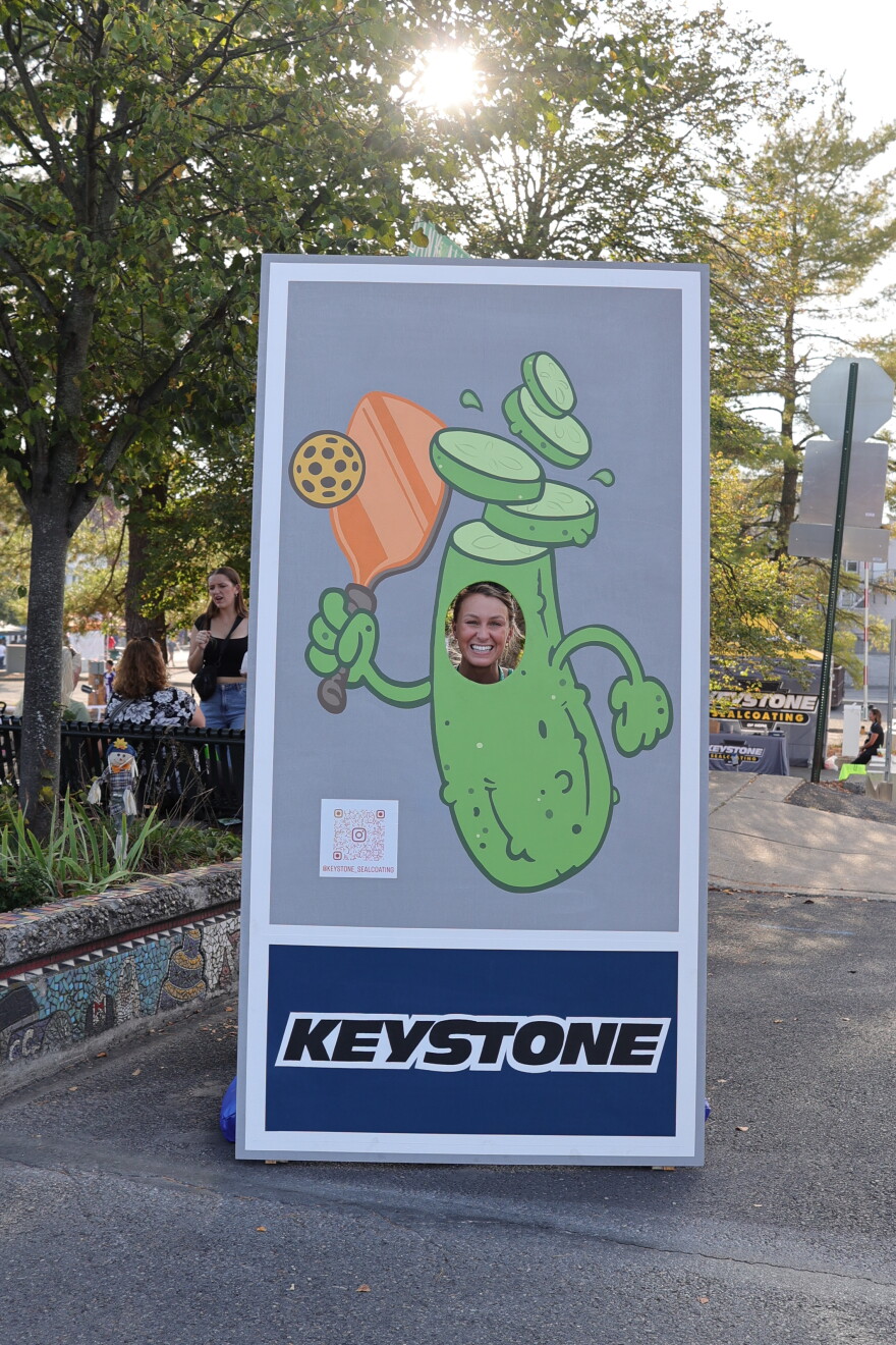 Pickle Me Poconos features pickle-themed activities like pickleball and pickle toss.