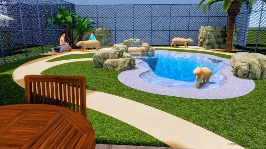 Brianna Holzerland plans to open CapyCove by May 2026. Renderings provided.