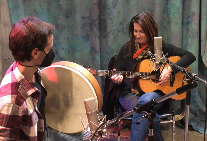 Kate McDonnell and Sam Zucchini at WEXT