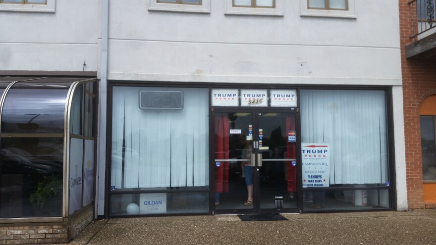 The Young Professionals for Trump campaign office.