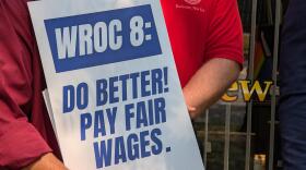 Reporters and producers at WROC/Ch. 8 voted to unionize in Feb. 2023, but have yet to be recognized by the station's parent company, Nexstar.