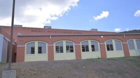 Bertha C. Boshulte Middle School on St. Thomas. Joseph Ofori, a former math teacher at the school, is charged with child abuse and assault in connection with an incident involving a student in November 2024. Ofori told police he was suspended and received several disciplinary sanctions, according to court documents.