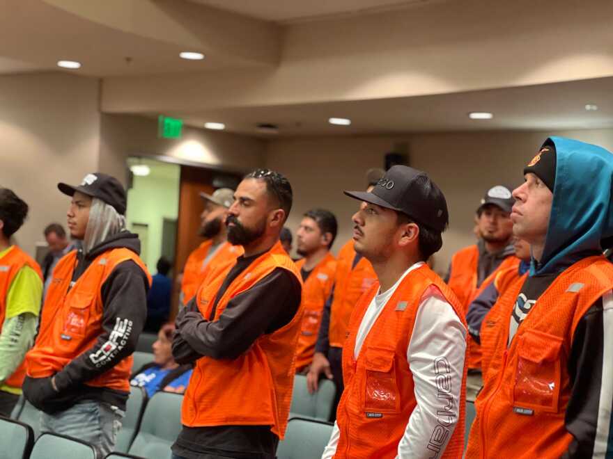 Workers with LIUNA and Southwest Carpenters (pictured) say Hillwood’s Cajalco Commerce Center project will create local jobs and benefits for residents who otherwise work on construction projects outside their hometowns.