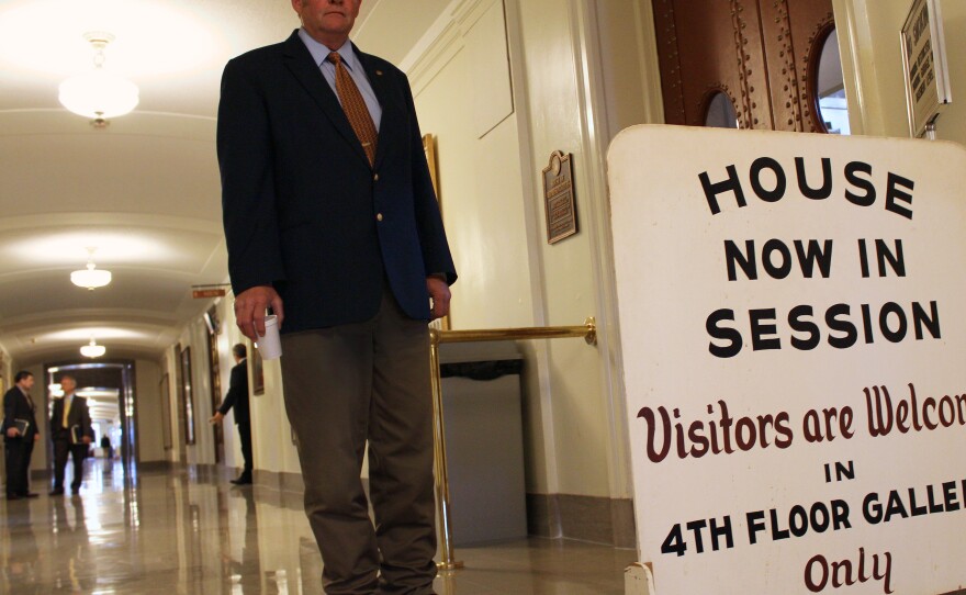 Missouri Rep. Tom Loehner sponsored The Right to Raise Animals bill in the Missouri House. (Jessica Naudziunas/Harvest Public Media)