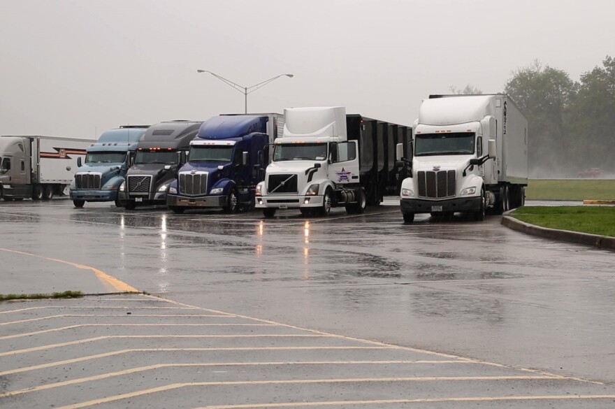 The project will add more than 1,100 additional parking spots for semi-trailers at these rest areas and welcome centers.