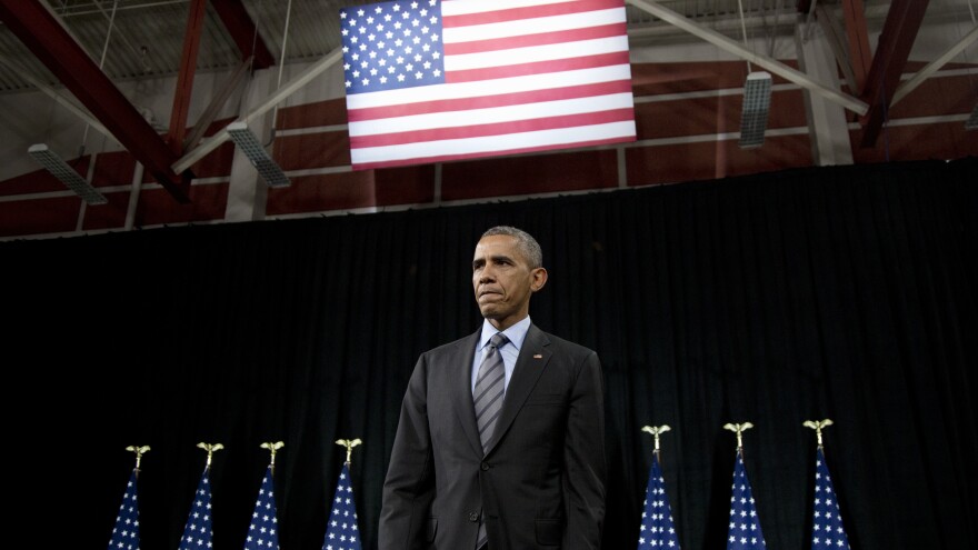 President Obama after discussing his executive actions on immigration Friday at Del Sol High School in Las Vegas. Business groups say the plan does little to help U.S. employers attract foreign workers.
