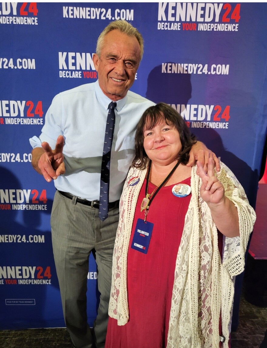 Paula Obeid with RFK Jr.
