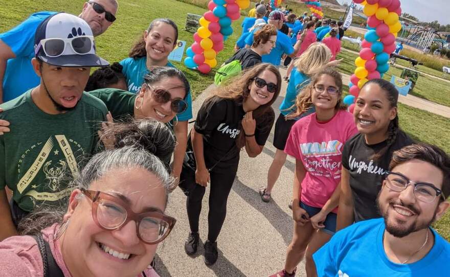 Participants from last year's Walk Together Milwaukee event in Oak Creek, Wis.