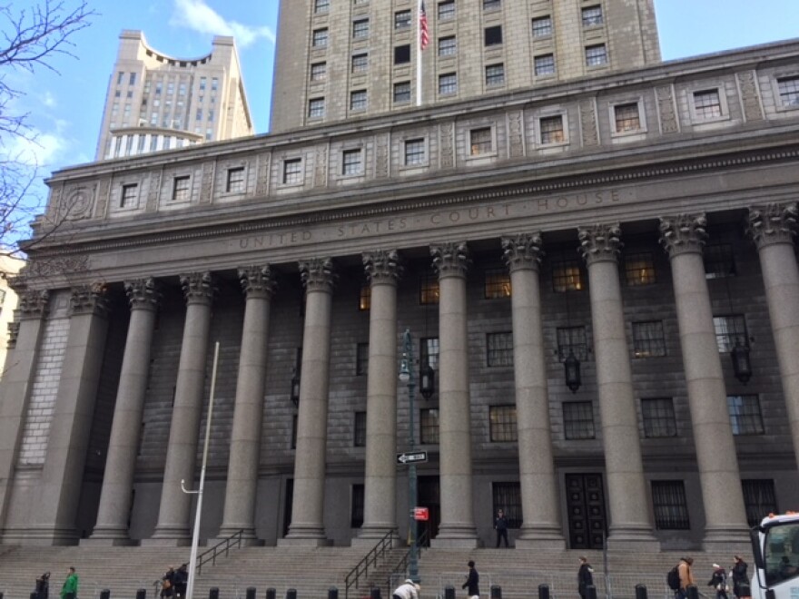 The federal district court house in lower Manhattan, where a jury is deliberating corruption charges against Joe Percoco and three other defendants.