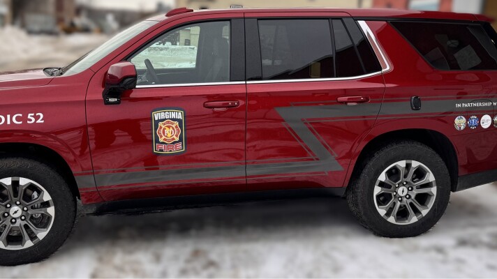 One of the new vehicles for the Virginia Fire paramedics assigned to patrol northern St. Louis County as Sprint Medics from starting Jan. 19, 2026.