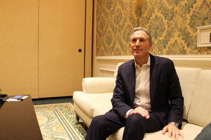 Howard Schultz. Photo: Matthew Peddie, WMFE