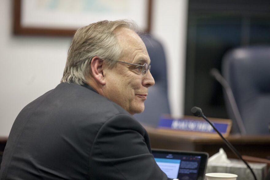 A portrait of former SAE Exploration Chairman and CEO Jeff Hastings in Juneau from 2017.