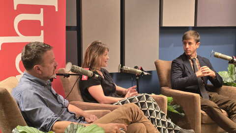 A photo showing guests on the 1A show October 2 in Concord, NH