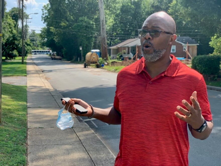 Antioch Missionary Baptist Church Pastor Donnie Garris says some of his Grier Heights parishioners often make tough choices about life necessities and health care.