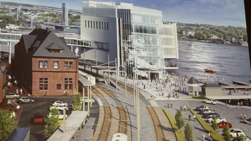 Artist rendering of the future National Coast Guard Museum.