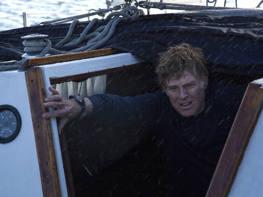 In his latest film, Robert Redford plays a man who is stranded at sea and must survive completely on his own.