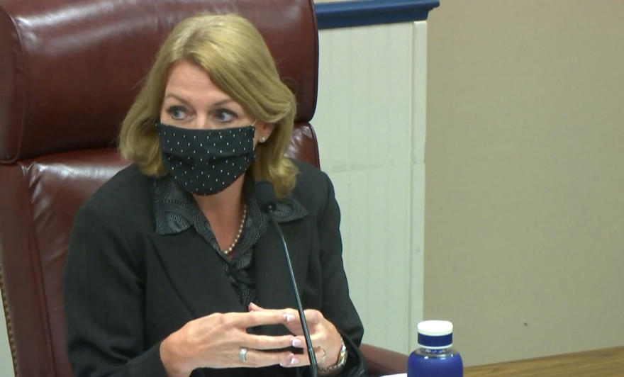 Marion County Superintendent Diane Gullett and her staff are making plans -- and planning to survey parents -- to continue the remote learning option next semester. Video Image: MCPS via YouTube