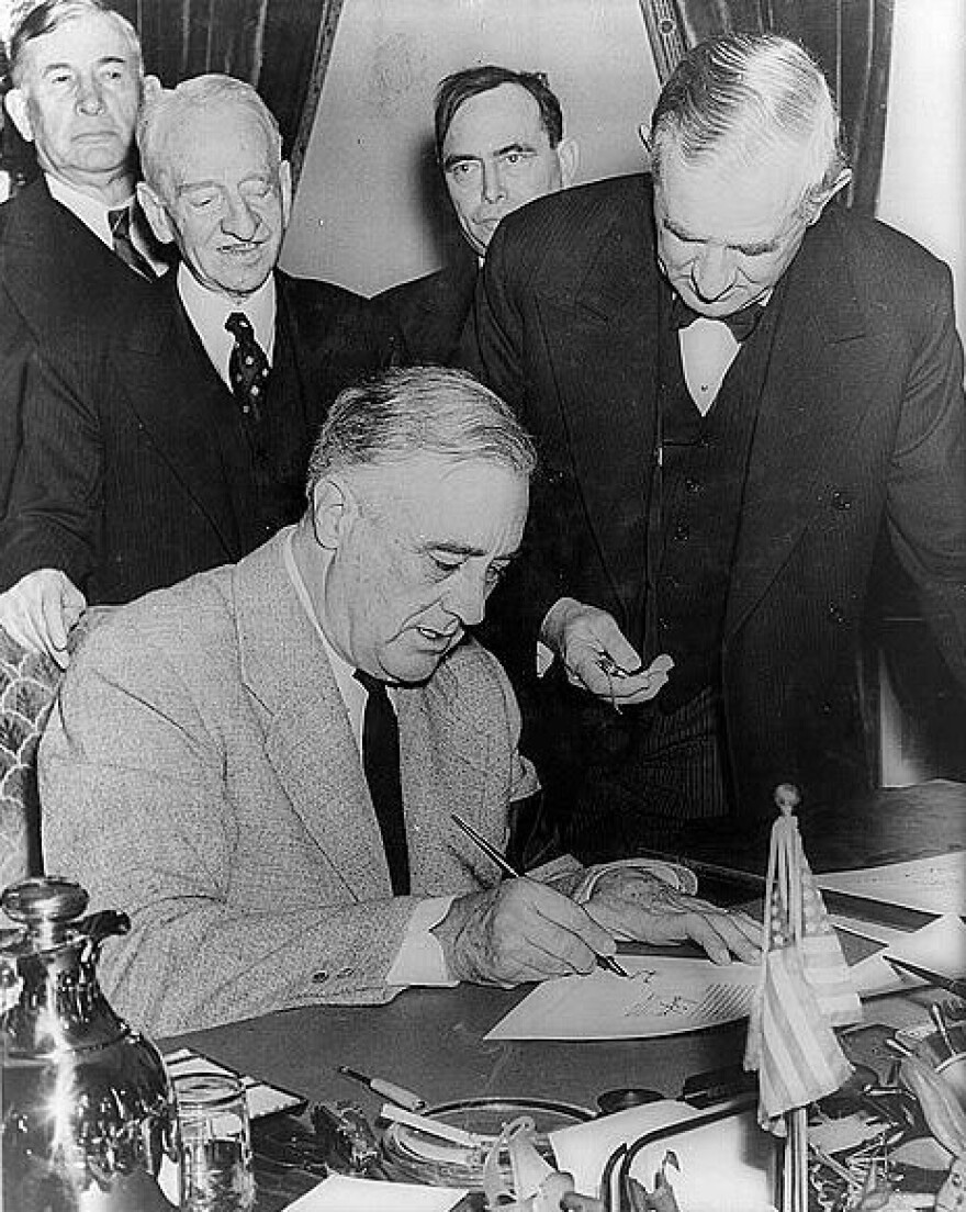 1933 - FDR signs the "Beer & Wine Revenue Act" (see highlighted story below)
