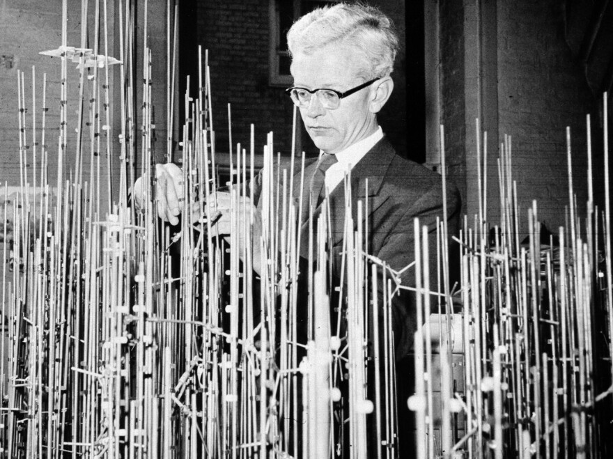 Sir John Kendrew was the first to determine the 3-D structure of a protein, but building an accurate model required sculptures that would take up a room.