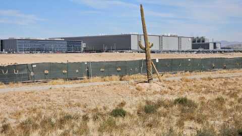 The Taiwan Semiconductor Manufacturing Company Limited facility near Interstate 17 and Loop 303 in Phoenix on Monday, Dec. 16, 2024.