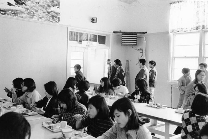 Students at the Bureau of Indian Affairs’ Mt. Edgecumbe school in 1970. (University of Alaska Anchorage Archives)