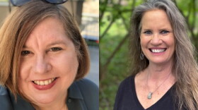 Side-by-side photos of the two Rockford educators featured on the episode: Ellen Austin and Anne O'Keefe. The photos are both straight-on shots of the two women smiling.
