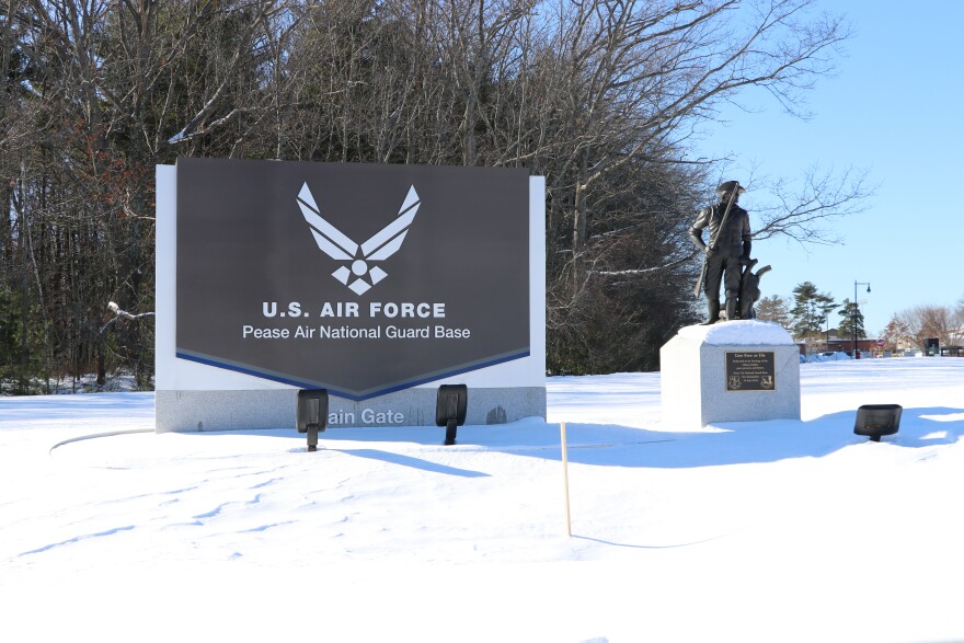 Pease Air National Guard Base located in Newington and Portsmouth, New Hampshire.