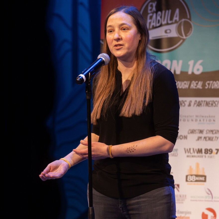 Katelyn NyeatStorySlam:Missed Connectionsin 2024.