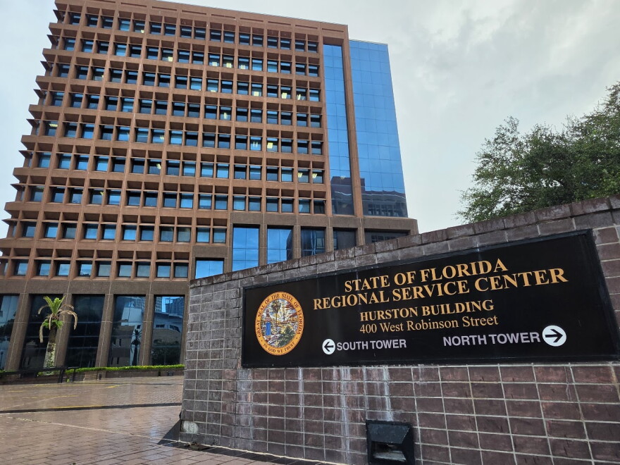 The State of Florida Regional Service building is where the Florida Department of Children and Families is located in Orlando. Earlier this year, states were tasked with determining the eligibility of their immigrants. In Florida, that job was given to the Florida DCF, which oversees Medicaid beneficiaries' eligibility.