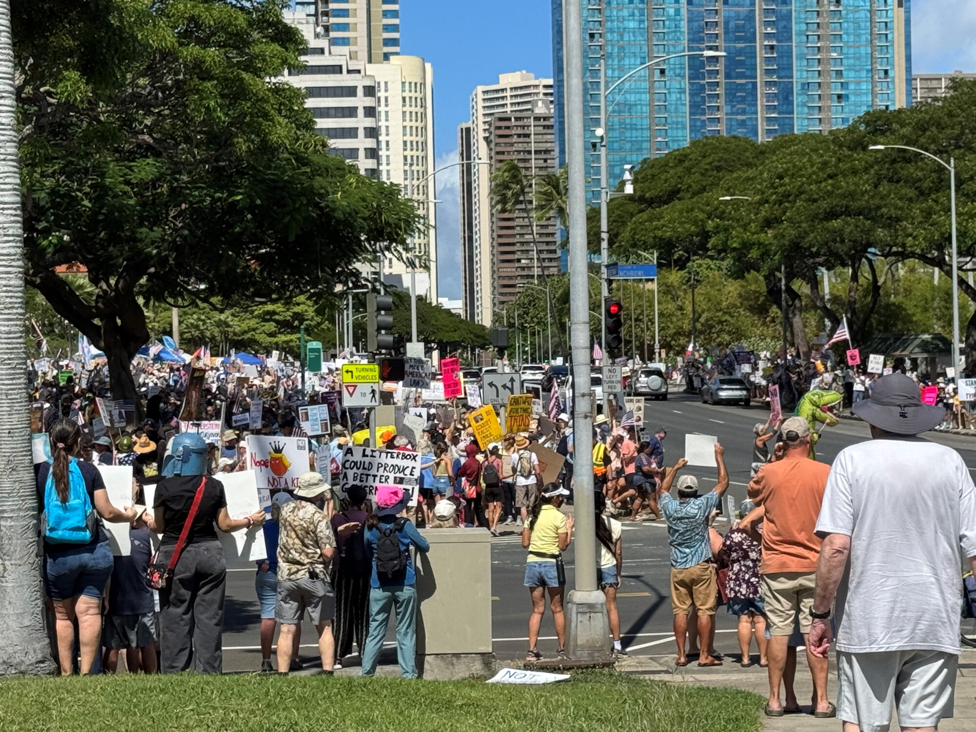 The Conversation: Honolulu's 'No Kings' protest; Coral reefs episode artwork