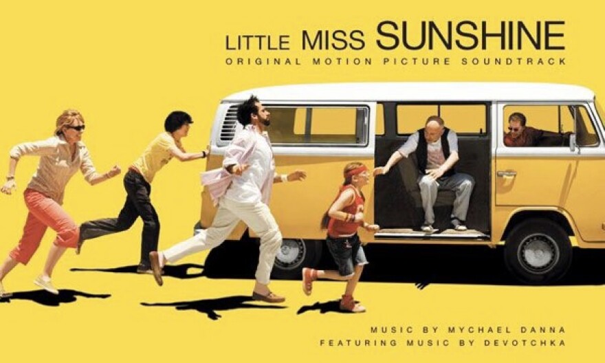  The cast of "Little Miss Sunshine" is chasing a van.