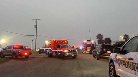 Authorities responded to the scene of a crash involving an aircraft near the Galveston Causeway on Dec. 22, 2025.