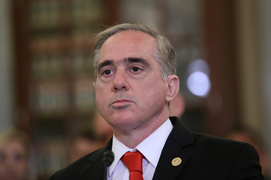 Ousted Veterans Affairs Secretary David Shulkin demurred from pointing a finger squarely at President Trump but described a VA riddled with political pressure and conflict.