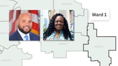 State Rep. Juanita Jones (right) will challenge incumbent Joe Jones for Cleveland City Council's Ward 1 seat.