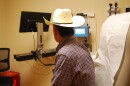 A retired farm worker attends a doctor’s appointment at a rural health clinic in the San Joaquin Valley.