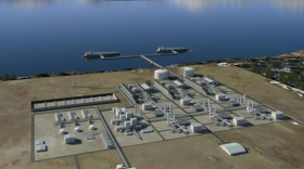 A 2015 rendering of what the plant in Nikiski might look like. (Alaska LNG)