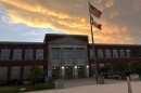 A wall of clouds hangs above Ames City Hall in June 2024. The city council approved an ordinance to create the Ames Resident Police Advisory Committee in October 2021.
