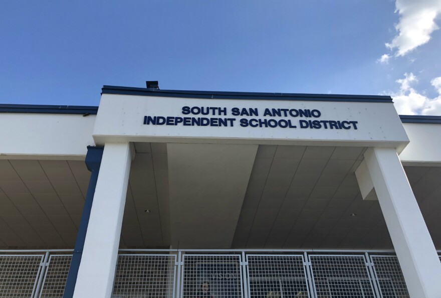 The South San ISD administrative buildings are also being used to house South San High School West Campus.