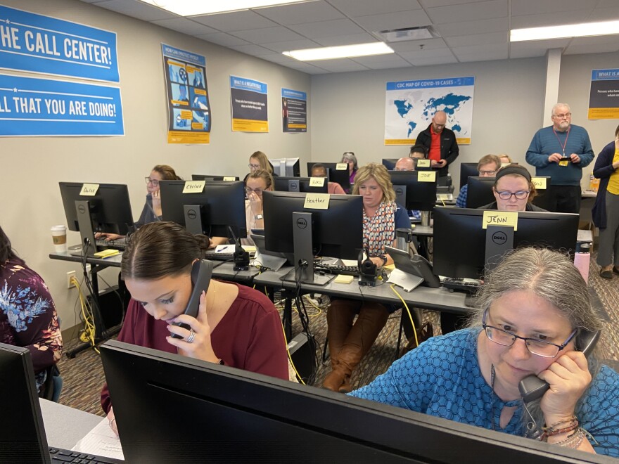 Coronavirus hotline call center