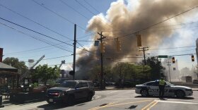 Images taken after a gas explosion in downtown Durham.