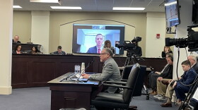At the table-Representative Steve Rawlings-Remotely-Greg Chaflin with Alliance Defending Freedom