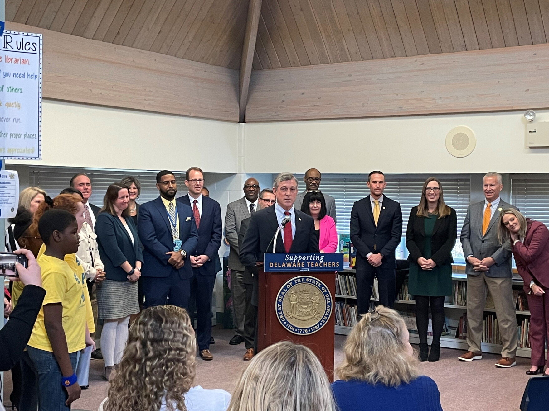 Governor Carney announces plan to raise teacher salaries by nine