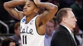 Keith Appling and Tom Izzo