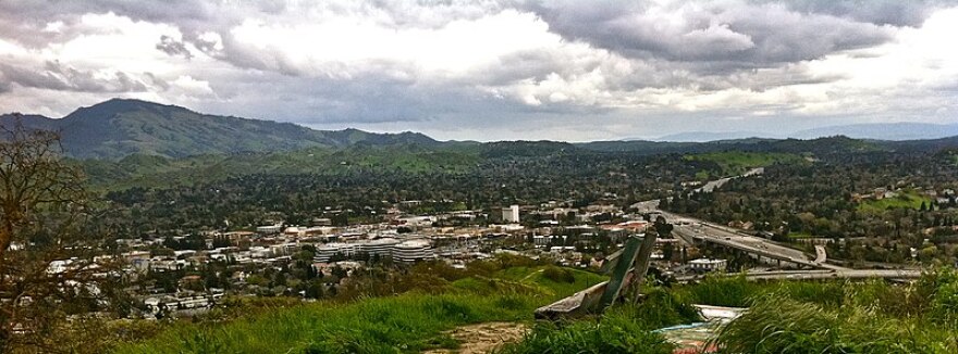 View of Walnut Creek, California.