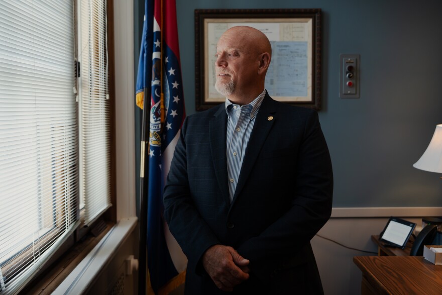 Rep. Richard West, R-Wentzville, during the first day of special legislative session at the Missouri State Capitol on Wednesday, Sept. 3, 2025, in Jefferson City.